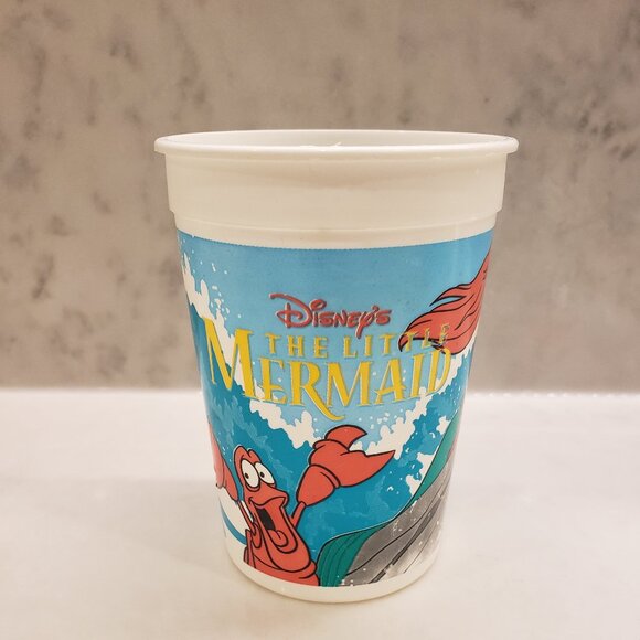 Disney's The Little Mermaid Vintage Plastic Cup - Picture 1 of 5